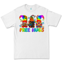 White LGBTQ Free Hugs Gnomes Premium Tee - BundleAndBundleShop