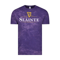 Cloud Purple slainte irish drink Vintage Tee - linhVisuals