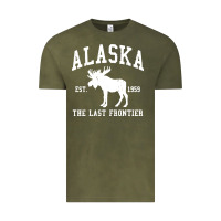 Vintage Olive alaska Vintage Tee - linhVisuals