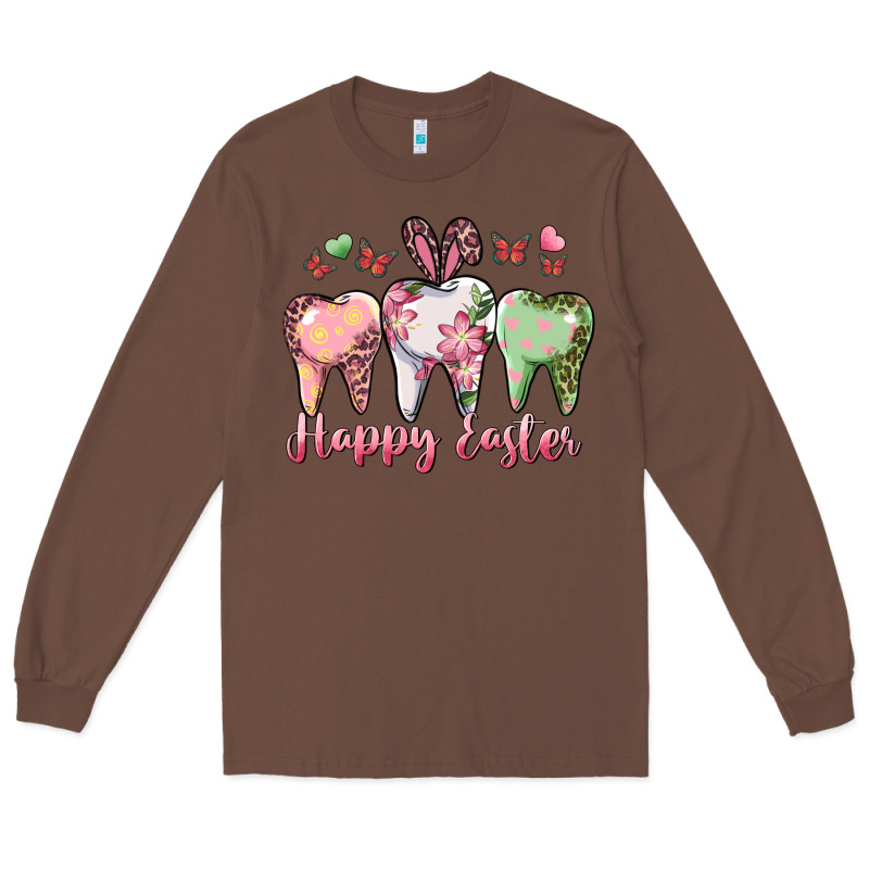 Happy Easter Dental Long Sleeve Tee by RanaPortraitStore | Teevron