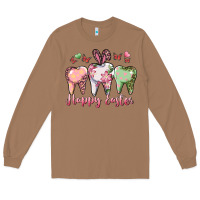Toasted Coconut Happy Easter Dental Long Sleeve Tee - RanaPortraitStore