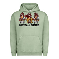 Pigment Oil Green football gnomes Urban Hoodie - BarkalooDesign