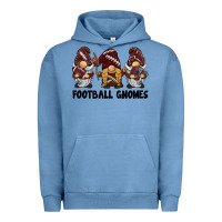 Pigment Pebble Blue football gnomes Urban Hoodie - BarkalooDesign