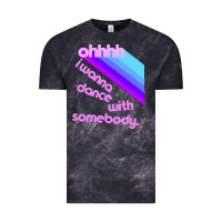 Cloud Black ohhhhh i wanna dance with somebody Vintage Tee - linhVisuals