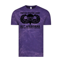 Cloud Purple army 82nd airborne Vintage Tee - linhVisuals