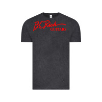 Vintage Black bc rich guitar Vintage Tee - linhVisuals