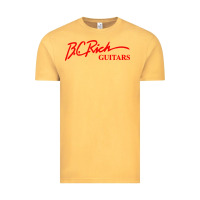 Vintage Mustard bc rich guitar Vintage Tee - linhVisuals