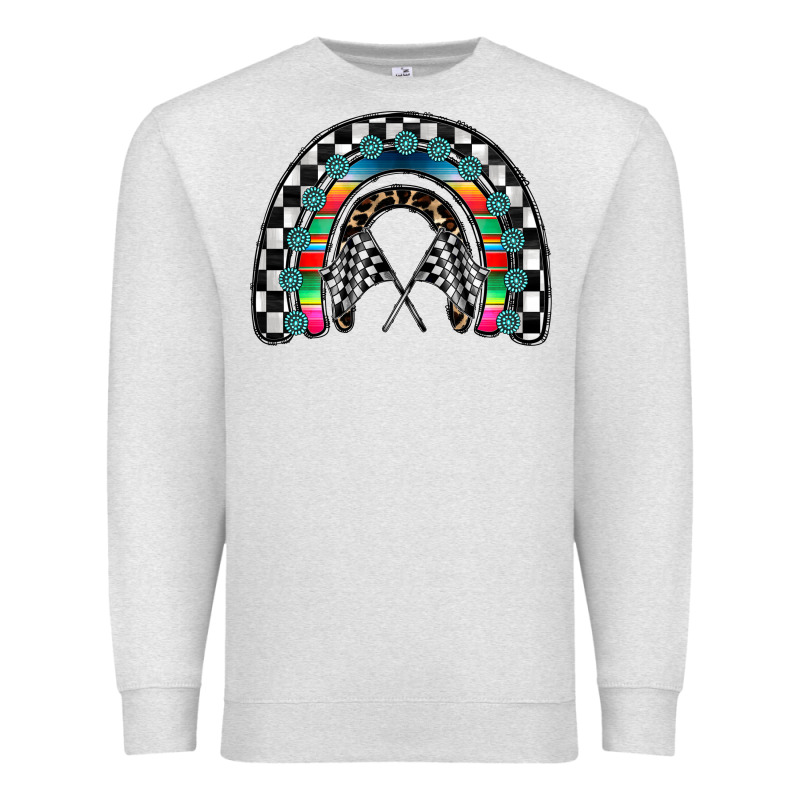 Racing Rainbow Premium Sweatshirt by CowhideDigitalArt | Teevron