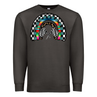 Smoke Racing Rainbow Premium Sweatshirt - CowhideDigitalArt
