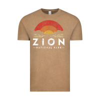 Vintage Coffee retro zion national park us vintage utah adventure hiking Vintage Tee - linhVisuals