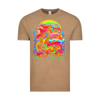 Vintage Coffee psychedelic t  shirt psychedelic dream t  shirt Vintage Tee - linhVisuals