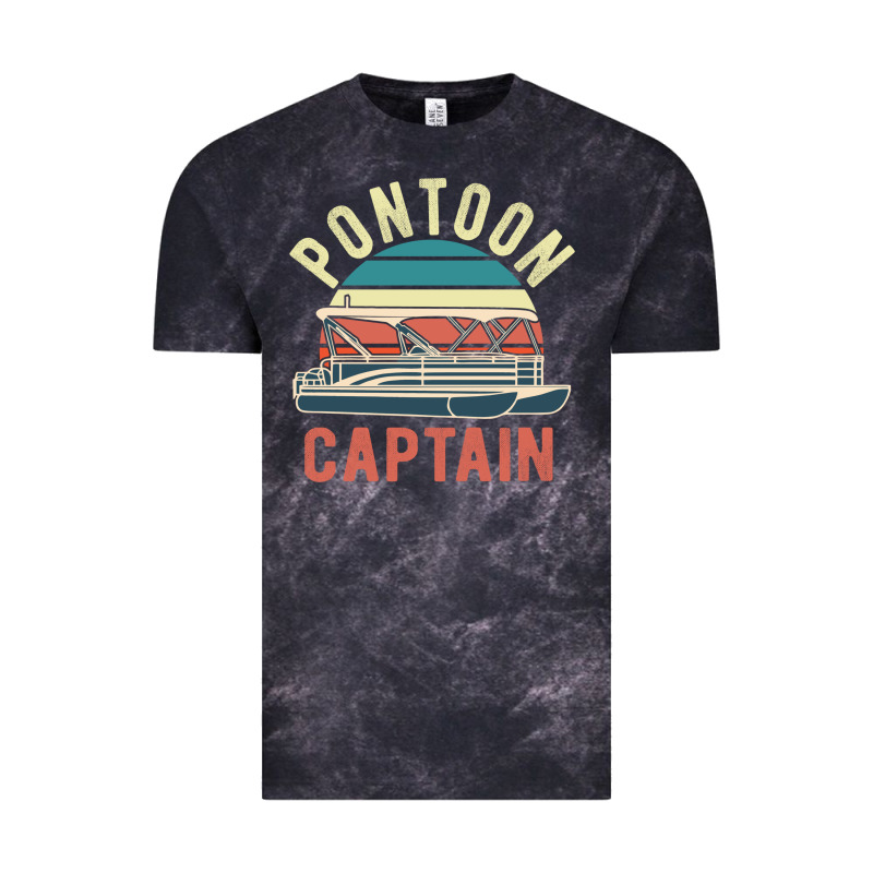 Pontoon Captain Vintage Boating Party Funny Gift For Pontooning Lover Vintage Tee by linhVisuals | Teevron