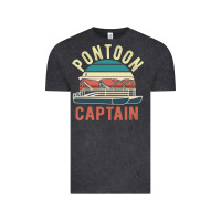 Vintage Black pontoon captain vintage boating party funny gift for pontooning lover Vintage Tee - linhVisuals