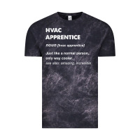 Cloud Black hvac apprentice t shirt Vintage Tee - linhVisuals