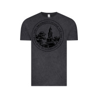Vintage Black brooklyn college seal Vintage Tee - linhVisuals