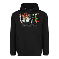 Black Love Christmas Santa Heavyweight Hoodie - CowhideDigitalArt