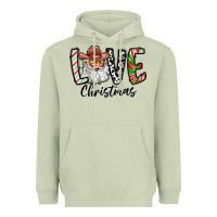 Matcha Love Christmas Santa Heavyweight Hoodie - CowhideDigitalArt