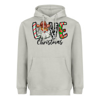 Moon Dust Love Christmas Santa Heavyweight Hoodie - CowhideDigitalArt