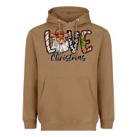 Toasted Coconut Love Christmas Santa Heavyweight Hoodie - CowhideDigitalArt