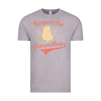 Vintage Zinc respect the groundhog happy groundhog day vintage Vintage Tee - linhVisuals