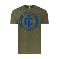 Vintage Olive ithaca college bombers Vintage Tee - linhVisuals