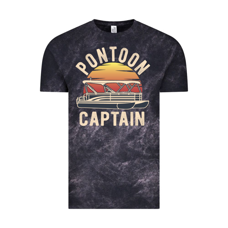 Retro Pontoon Captain Of The Boat Funny River Cruising Gift For Pontoo Vintage Tee by linhVisuals | Teevron