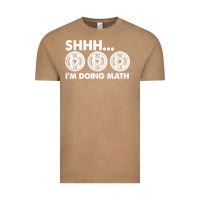 Vintage Coffee shhh i'm doing math gym funny bodybuilding weightlifting humor quote Vintage Tee - linhVisuals