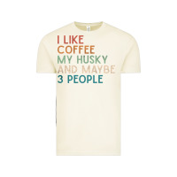 Vintage Arctic siberian husky dog i like coffee my husky and maybe 3 people vintage d Vintage Tee - linhVisuals