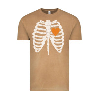 Vintage Camel skeleton rib case orange pumpkin heart vintage halloween anatomy costu Vintage Tee - linhVisuals