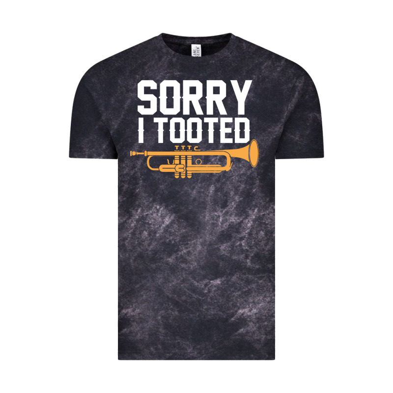 Sorry I Tooted Funny Trumpet Player Pun Gift Sarcastic Humor Quote Vintage Tee by linhVisuals | Teevron