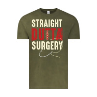 Vintage Olive straight outta surgery funny get well soon gifts post surgery supporti Vintage Tee - linhVisuals