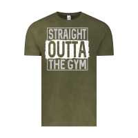 Vintage Olive straight outta the gym Vintage Tee - linhVisuals