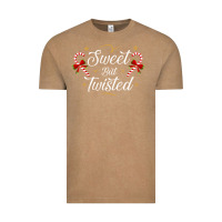 Vintage Coffee sweet but twisted candy cane christmas humor funny and cute gifts for Vintage Tee - linhVisuals