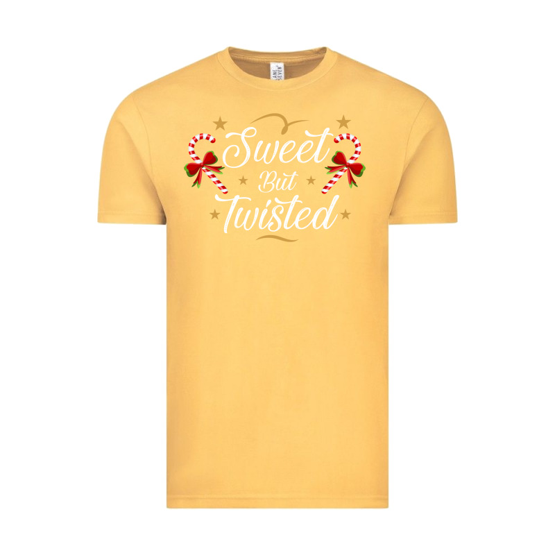 Sweet But Twisted Candy Cane Christmas Humor Funny And Cute Gifts For Vintage Tee by linhVisuals | Teevron