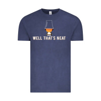 Vintage Denim that's neat whiskey funny saying Vintage Tee - linhVisuals