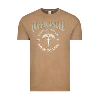 Vintage Coffee ‘Qüëënsrÿche Live To ock Vintage Tee - linhVisuals