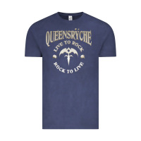 Vintage Denim ‘Qüëënsrÿche Live To ock Vintage Tee - linhVisuals