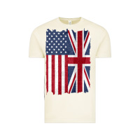 Vintage Arctic united states with united kingdom flag mix us and uk union jack Vintage Tee - linhVisuals