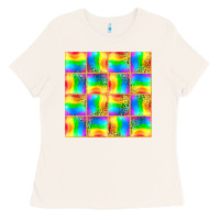 Bone Pride lgbtq flag and leopard with glitter seamless Ladies Tee - BundleAndBundleShop