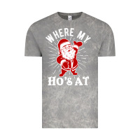 Cloud Rock where my ho's at funny santa christmas pun naughty xmas humor gift Vintage Tee - linhVisuals