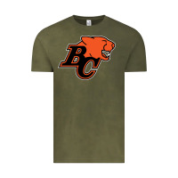 Vintage Olive BC Lions Vintage Tee - linhVisuals