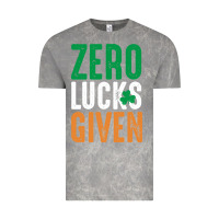 Cloud Rock zero lucks given funny st patricks day joke quote lucky shamrock irela Vintage Tee - linhVisuals