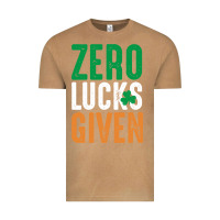 Vintage Camel zero lucks given funny st patricks day joke quote lucky shamrock irela Vintage Tee - linhVisuals