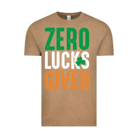 Vintage Coffee zero lucks given funny st patricks day joke quote lucky shamrock irela Vintage Tee - linhVisuals