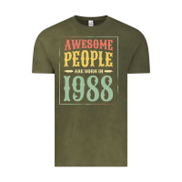 Vintage Olive vintage 1988 awesome people are born in 1988 31st birthday gift for me Vintage Tee - linhVisuals