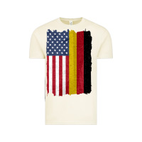 Vintage Arctic united states with germany flag mix us and german country flags Vintage Tee - linhVisuals