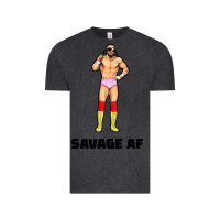 Vintage Black savage af Vintage Tee - linhVisuals