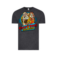 Vintage Black chip and dale anime character Vintage Tee - linhVisuals