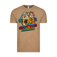 Vintage Coffee chip and dale anime character Vintage Tee - linhVisuals
