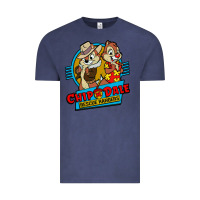 Vintage Denim chip and dale anime character Vintage Tee - linhVisuals